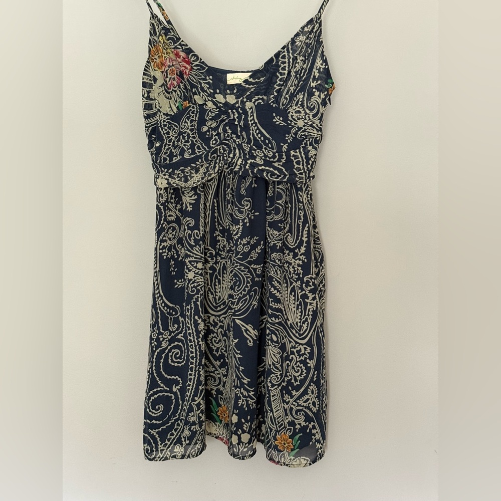 Staring at Stars Navy Floral Mini Dress